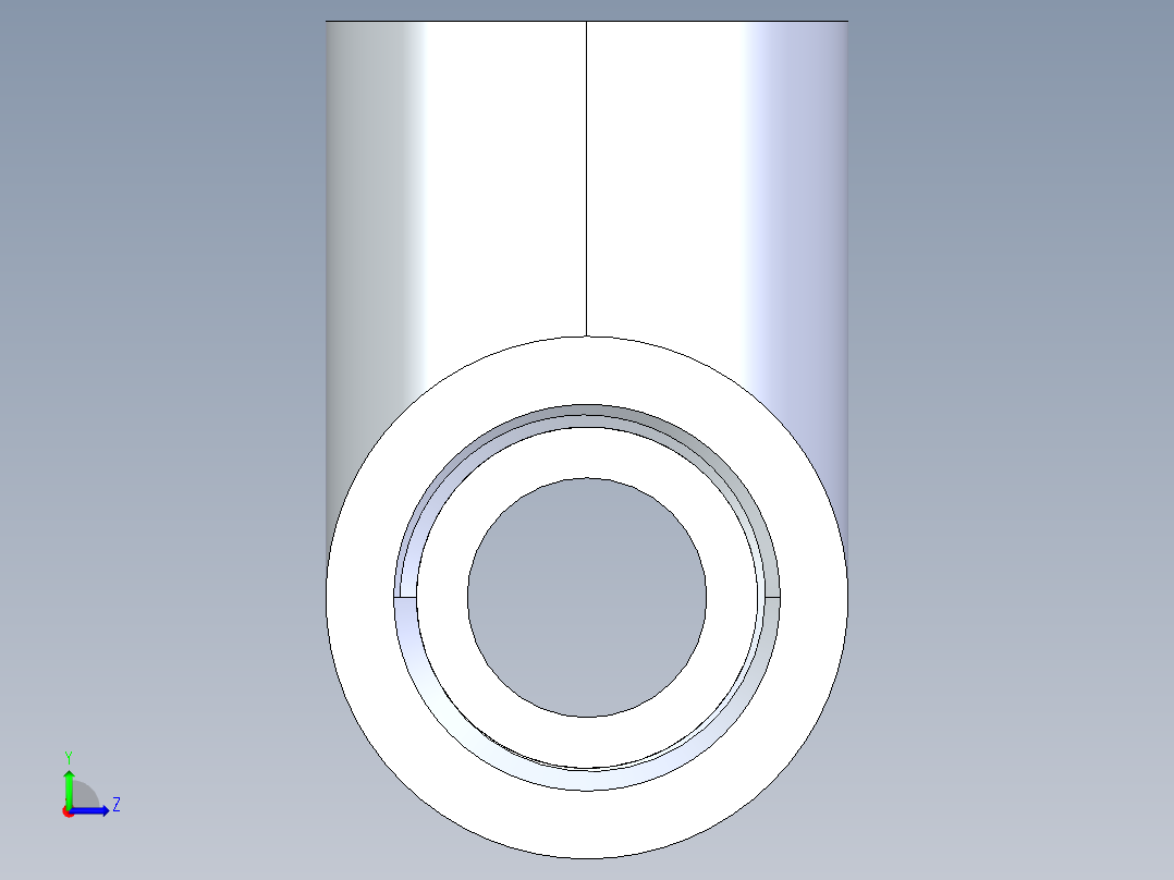 CPVC管件04-Sch80_Tee_FPTxFPTxFPT_9805-005_0.5in左视图