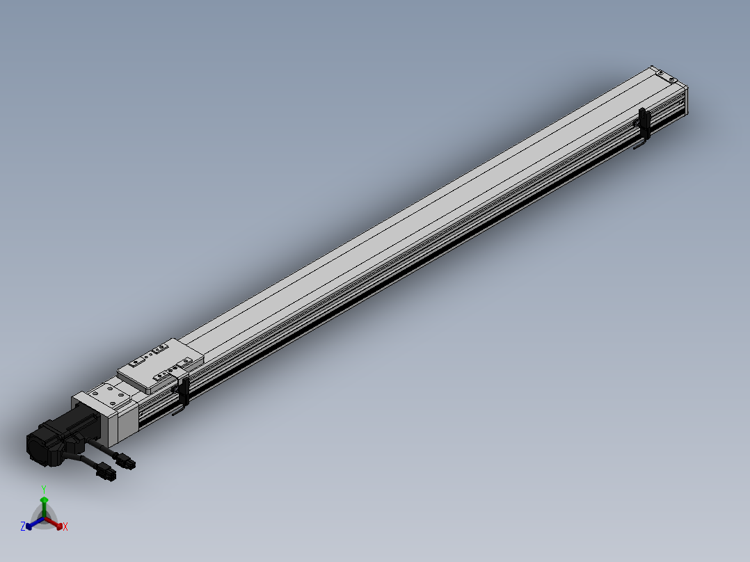 精密模组MY60-T10-800L-BC-P10B-C4-C正等轴测图