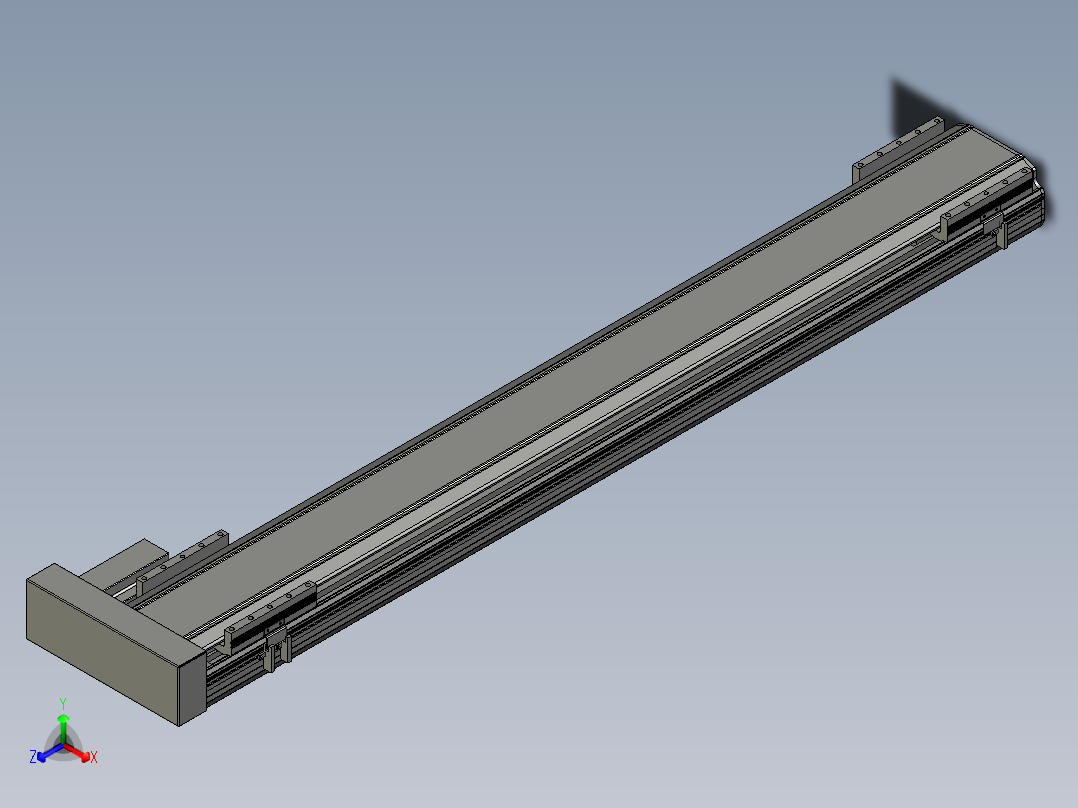 直线模组LHA170-S1250-R设计图纸