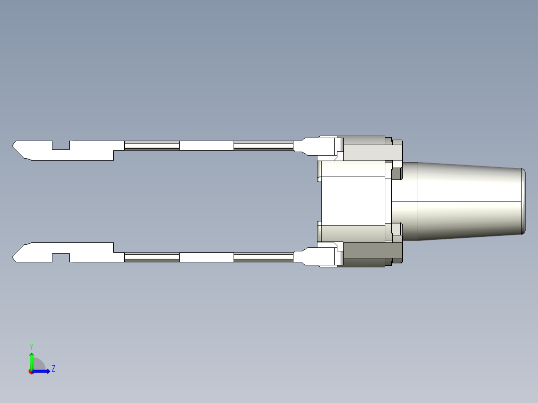 1圆形2R轻触开关左视图