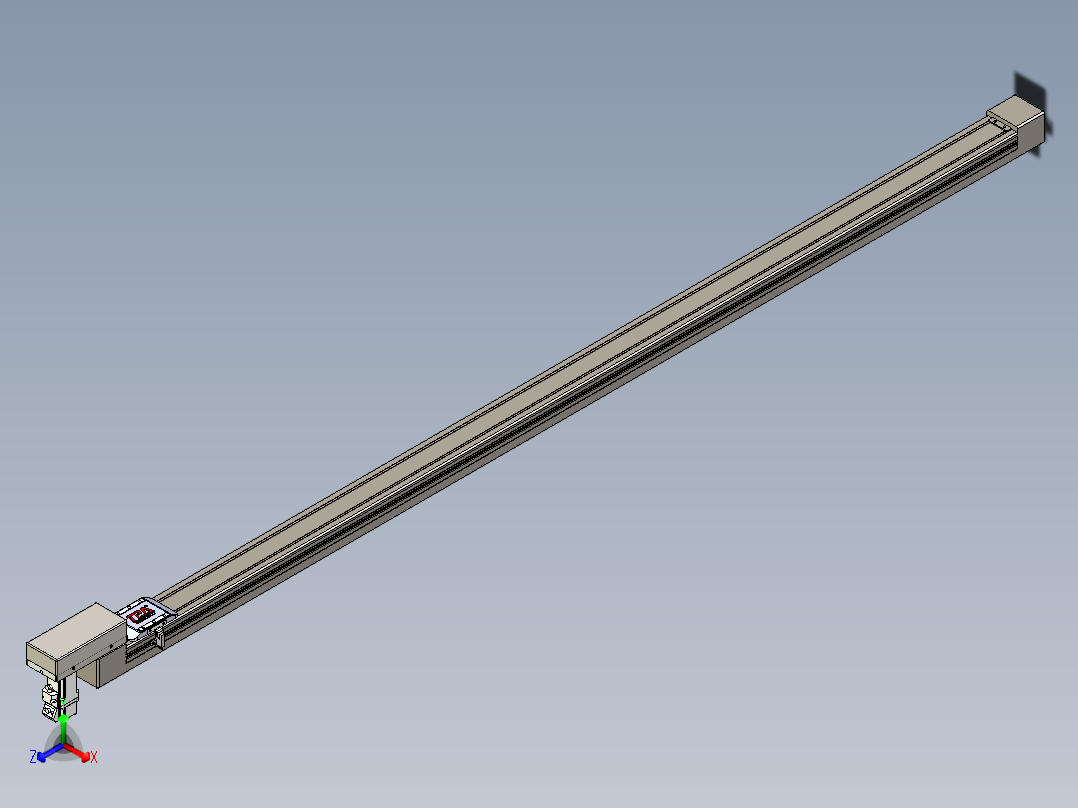 同步带全封闭直线模组TPA-HCB-65S-90-L1750-M-C-P10-N3正等轴测图