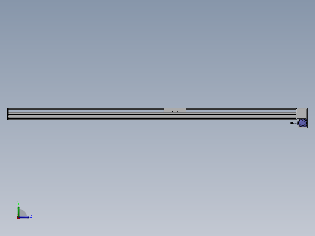 精密模组MT220-L150-2600-RD-M75-C4左视图