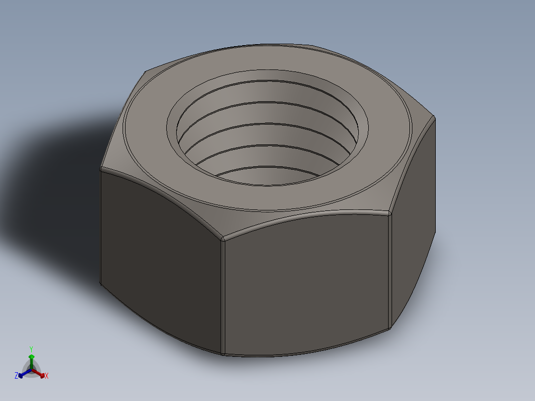 紧固件-Raw Steel Nut 0.8750