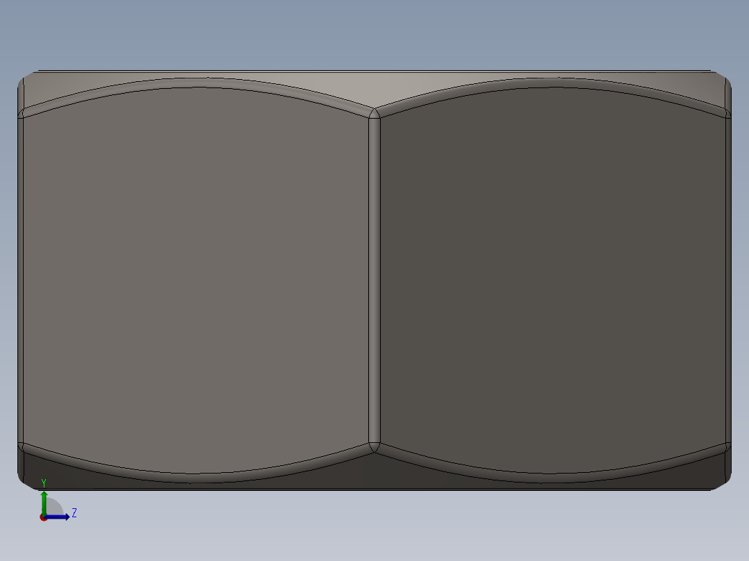 紧固件-Raw Steel Nut 0.8750左视图