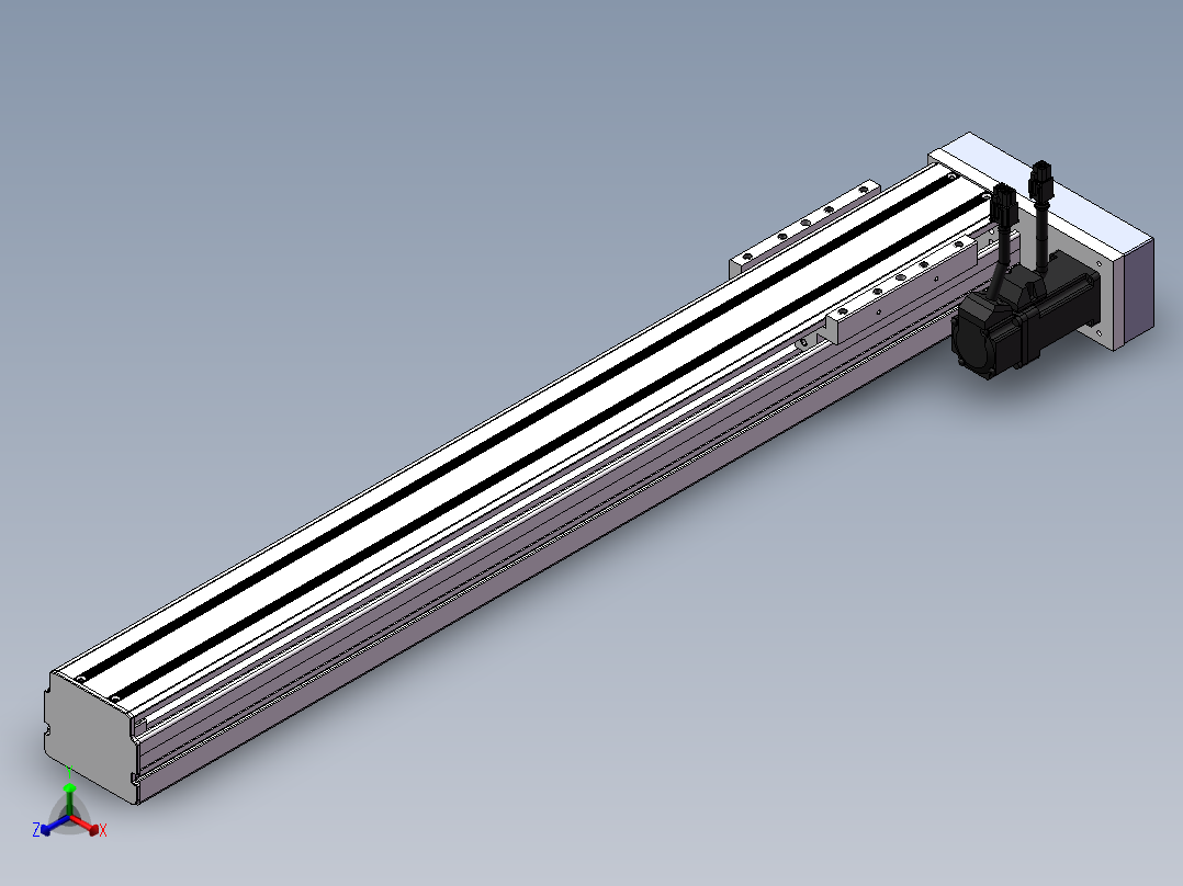 精密模组MY80D-T10-550L-BR-P10B-C4-C正等轴测图
