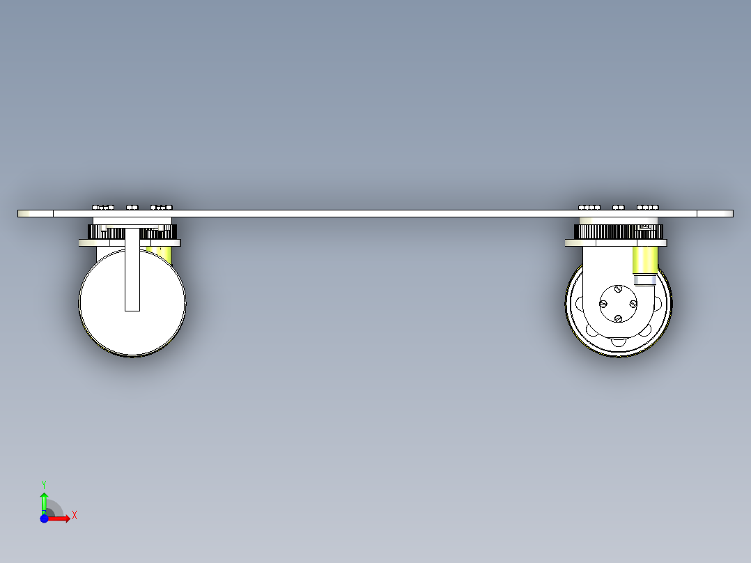 AGV全向舵轮前视图