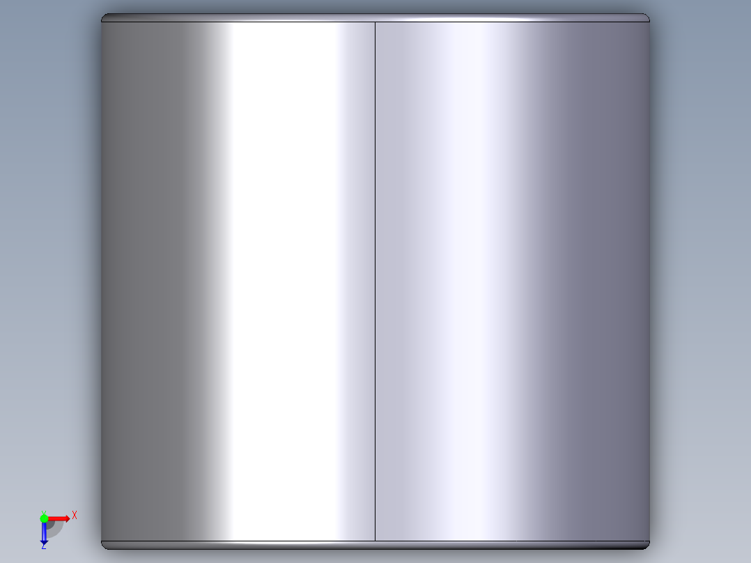 4MLV 溶剂焊接双插座俯视图