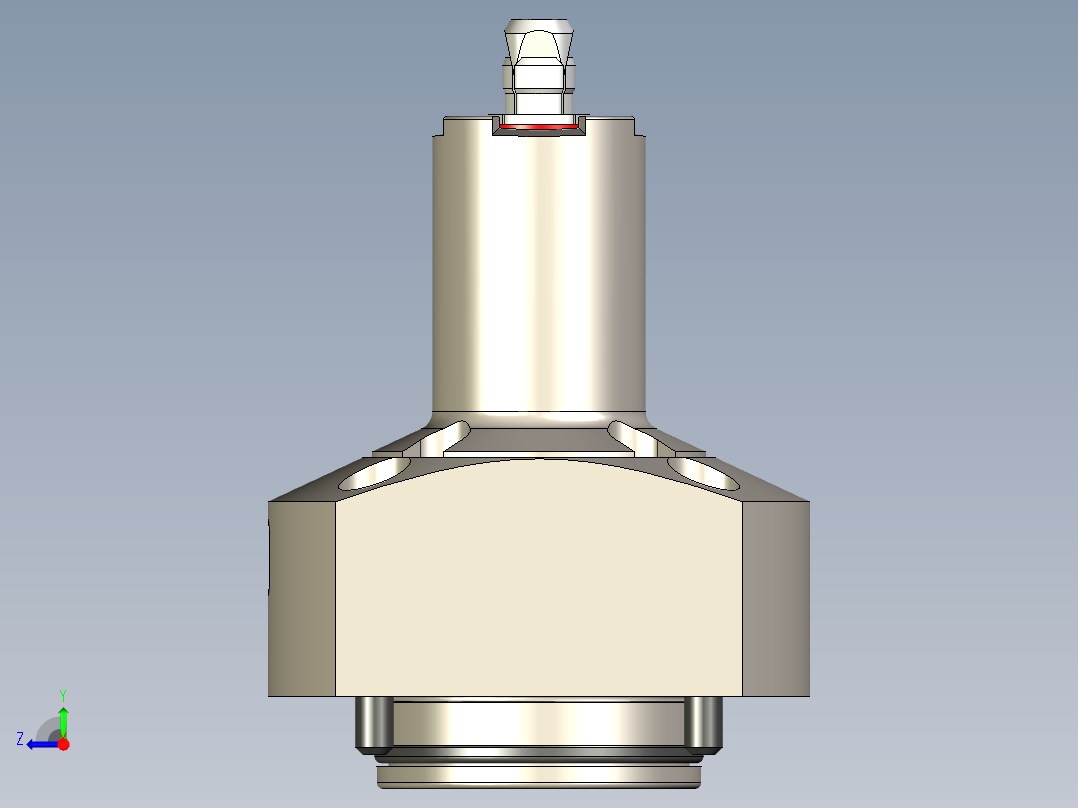 KOSMEKSFA1000-M1A-080-H60多系列多零件图纸模型多系列多零件图纸模型右视图