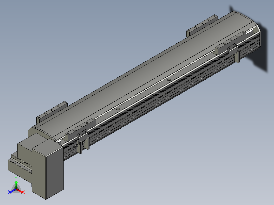 直线模组WG-LHB12-S550-RD设计图纸