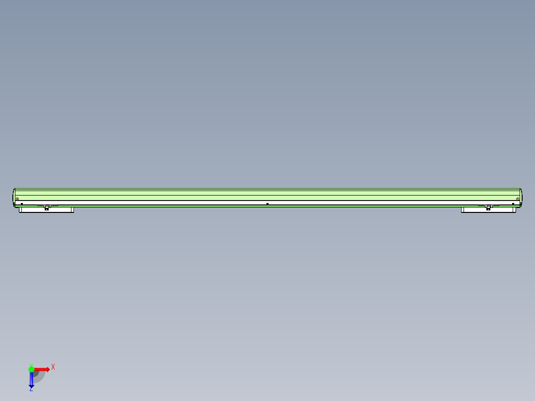 威洛博LC系列3d模型模组2LC17E2Y-S1450俯视图