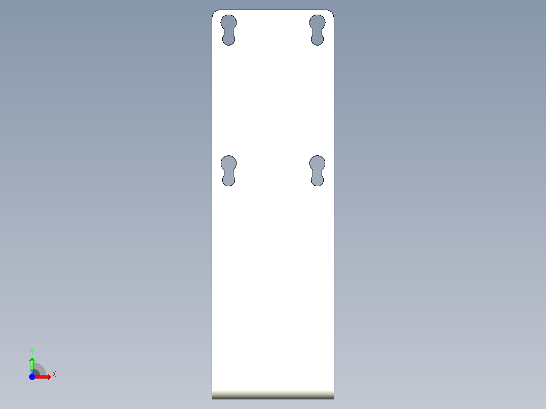 基恩士PZ-B83_kc图纸模型前视图