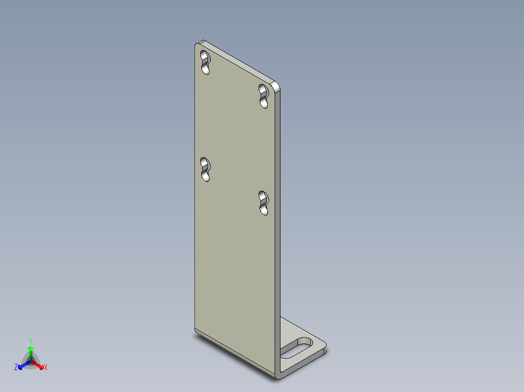 基恩士PZ-B83_kc图纸模型正等轴测图