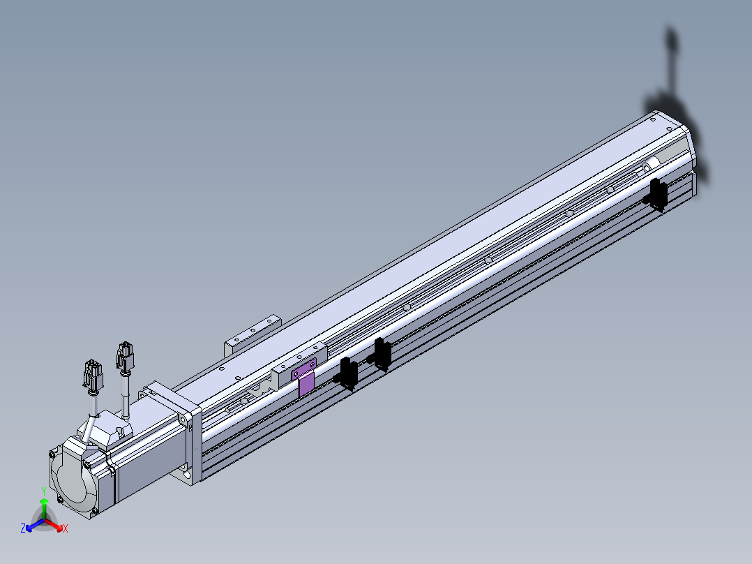 东锦丝杆传动-直线滑台模组DH60-L10-S400-BC-T400-C3