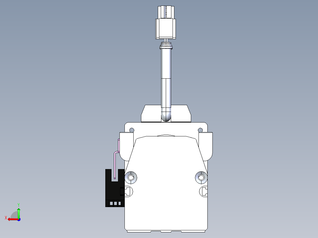 东锦丝杆传动-直线滑台模组DH60-L10-S400-BC-T400-C3后视图