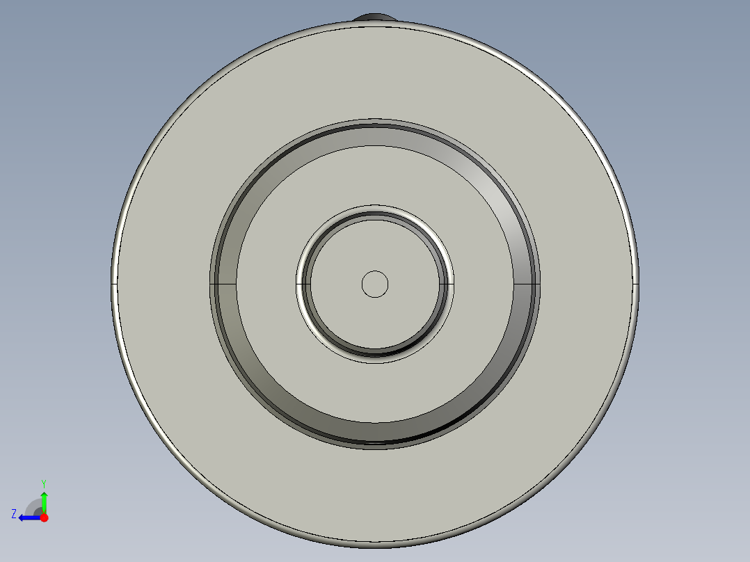 手輪(安裝重力指示器用)SHK-3D多系列多零件图纸模型右视图