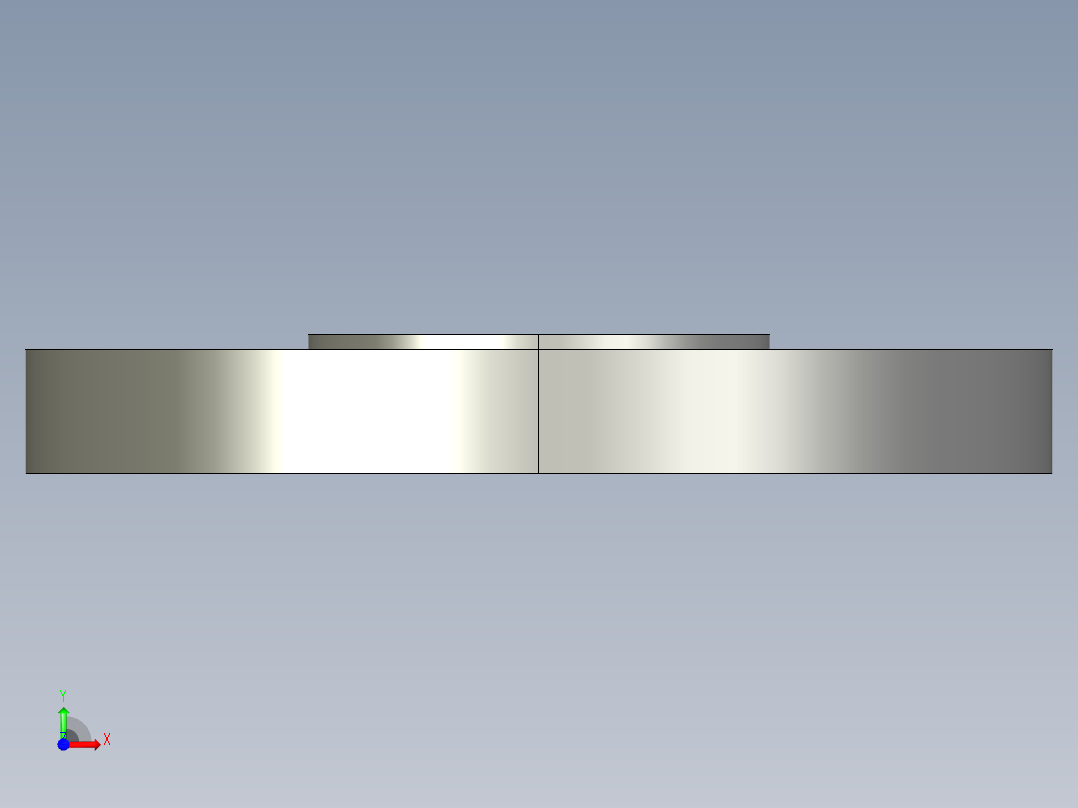 船舶管路系统SeaCor_Blind Flange_37J153012_1.25in前视图