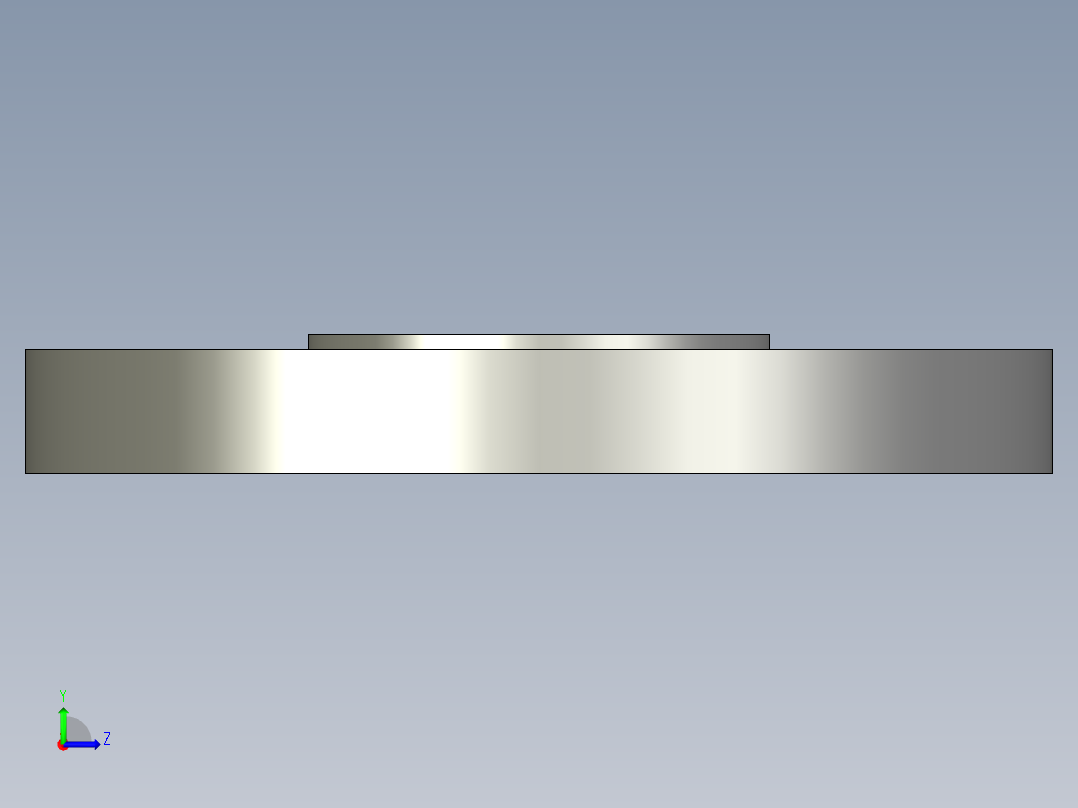 船舶管路系统SeaCor_Blind Flange_37J153012_1.25in左视图