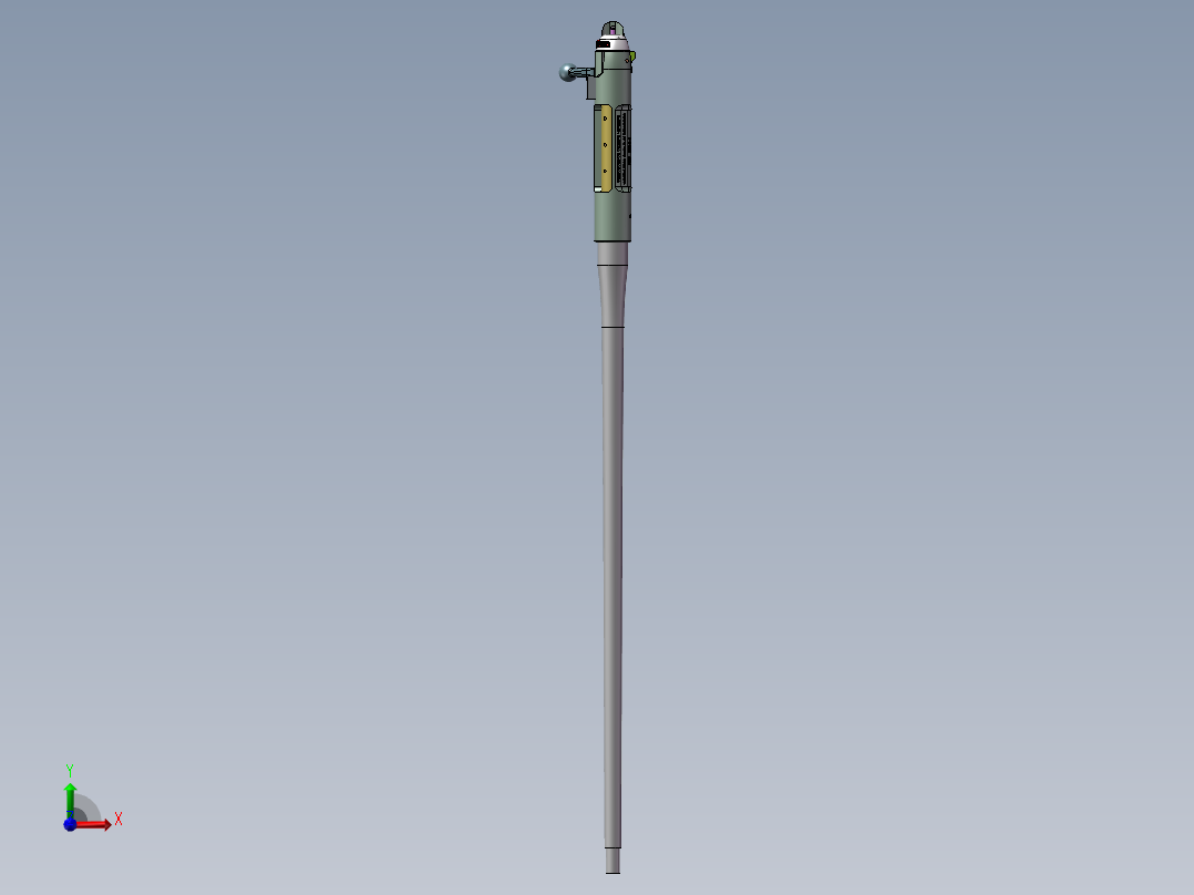 螺栓行动步枪部分结构前视图