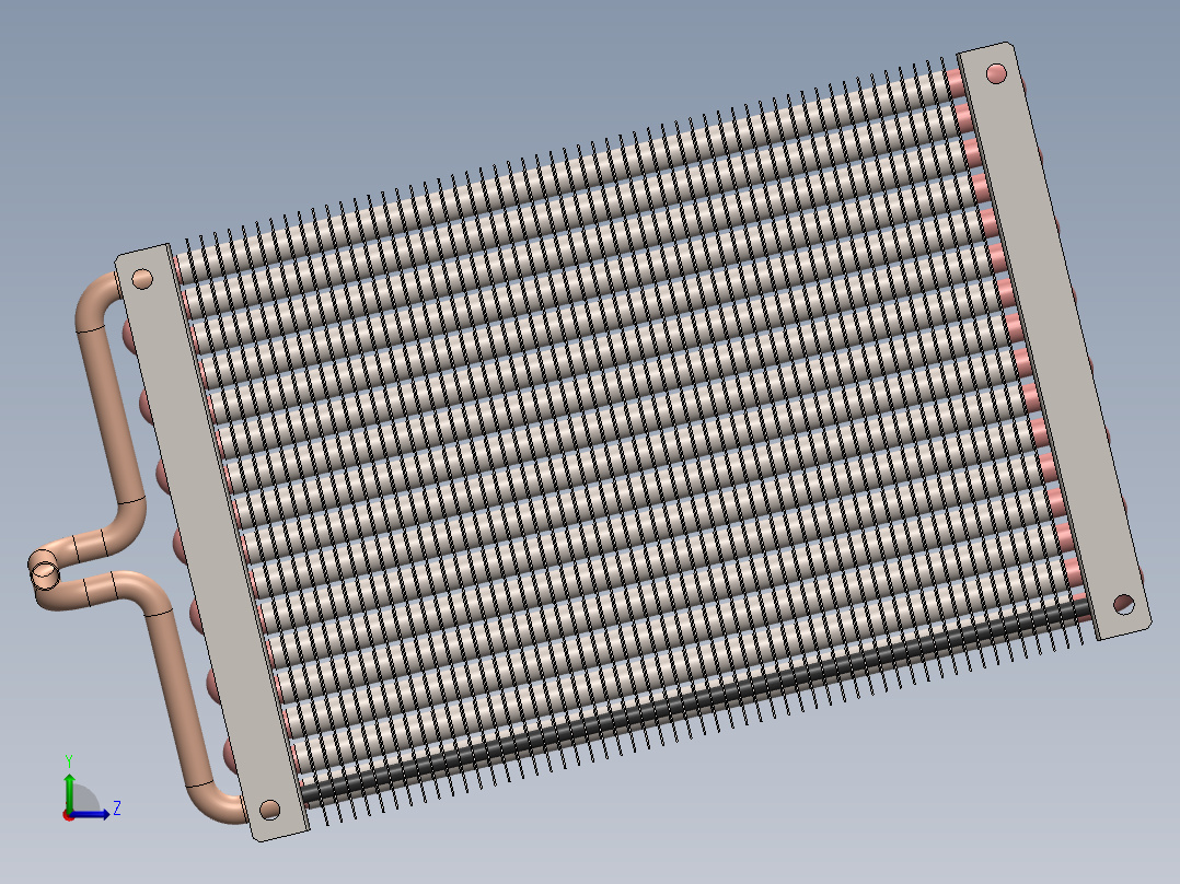 热交换器左视图