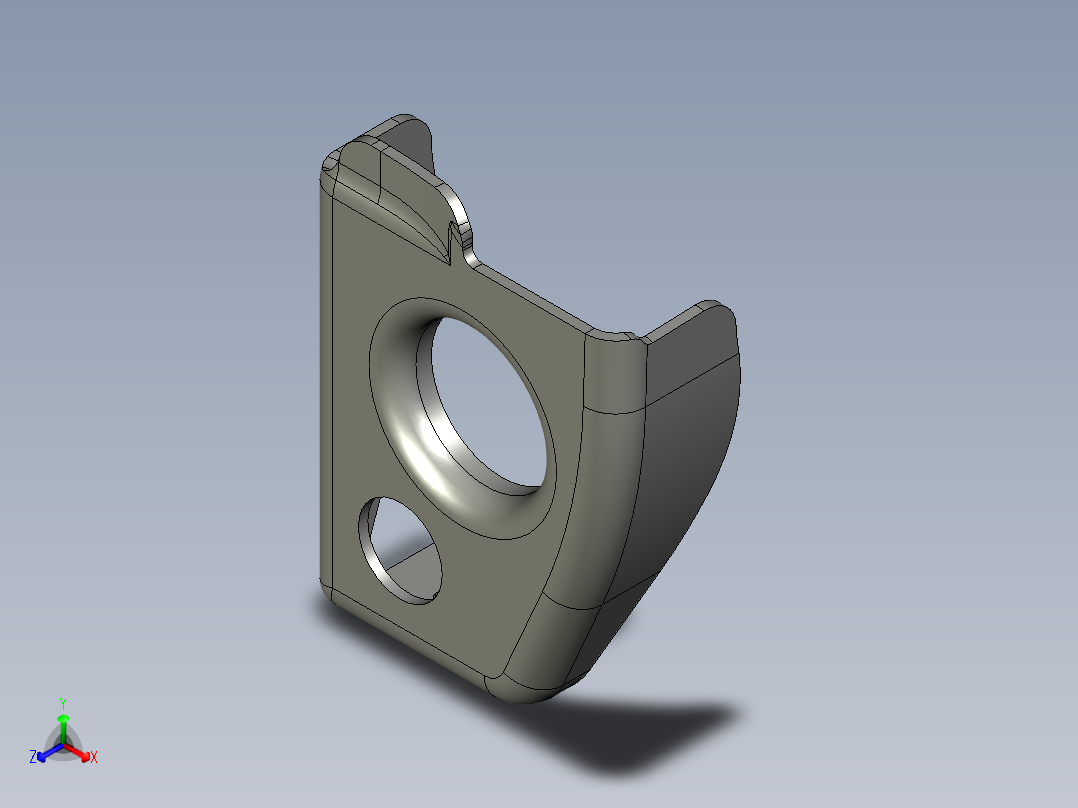 大型塑胶件设计参考模型-progressive-die-example-14正等轴测图