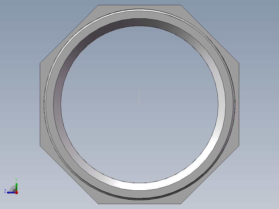 水管接头-有边 [DN100X103]右视图