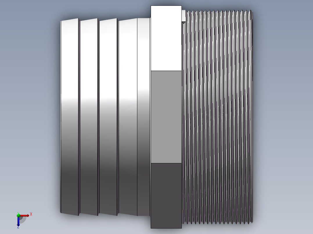 水管接头-有边 [DN100X103]俯视图