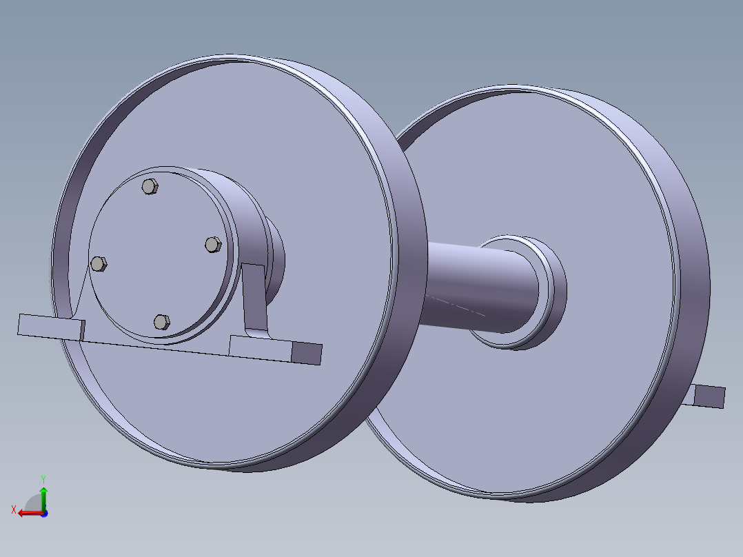 食品提升机设计cad图纸+1.3万字说明书+SolidWorks三维模型后视图