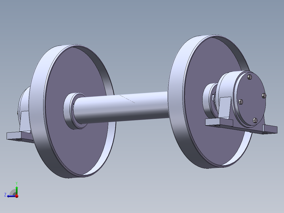 食品提升机设计cad图纸+1.3万字说明书+SolidWorks三维模型右视图