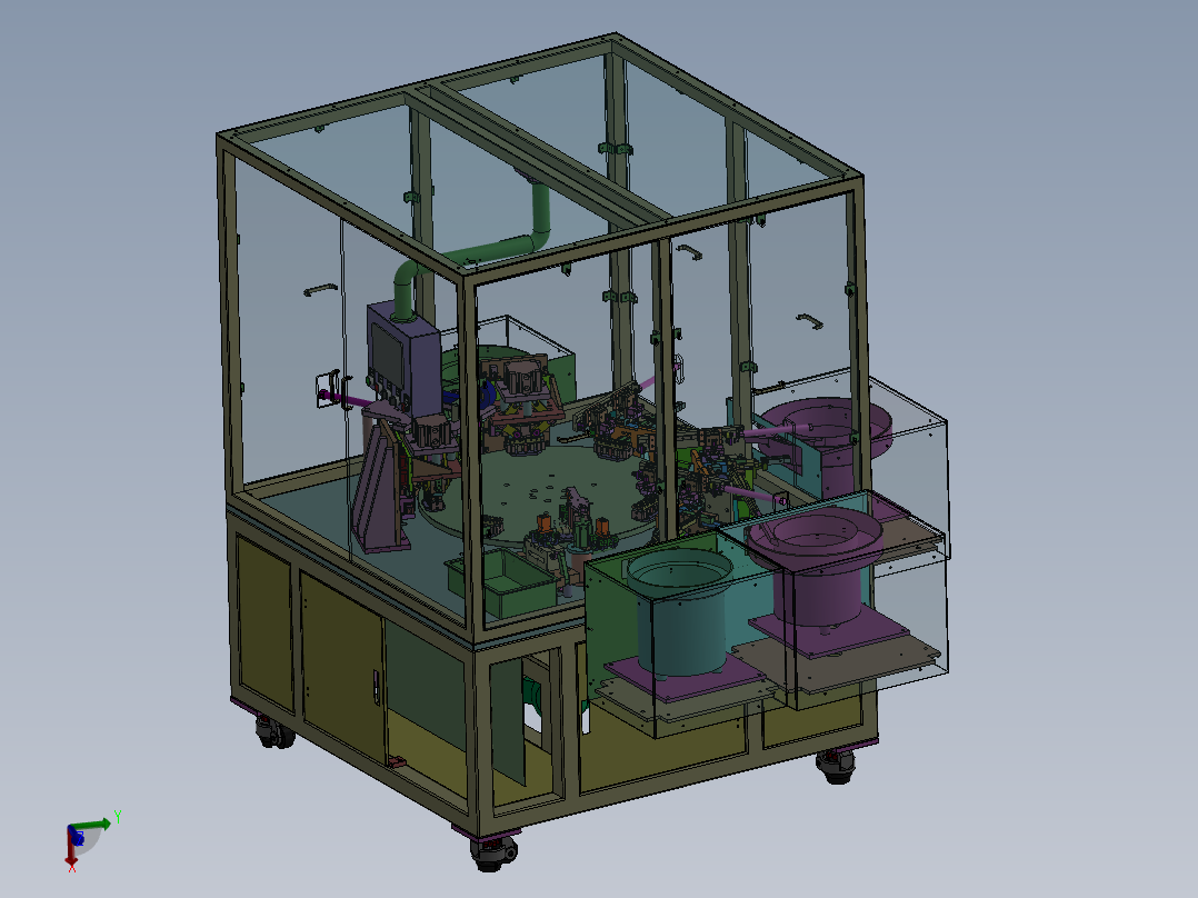 29气缸侧向双夹紧机构