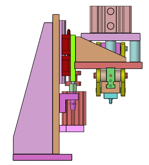 29气缸侧向双夹紧机构