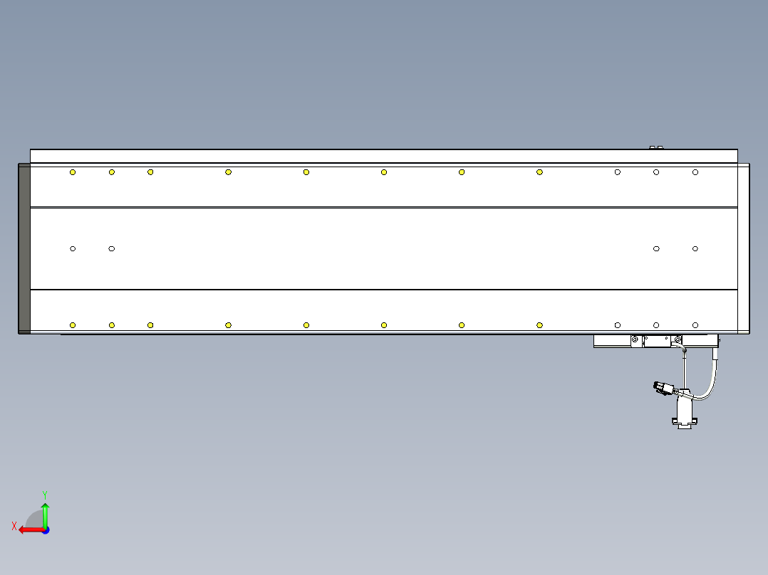 威洛博VL系列直线电机模组-VL22H2-S700后视图