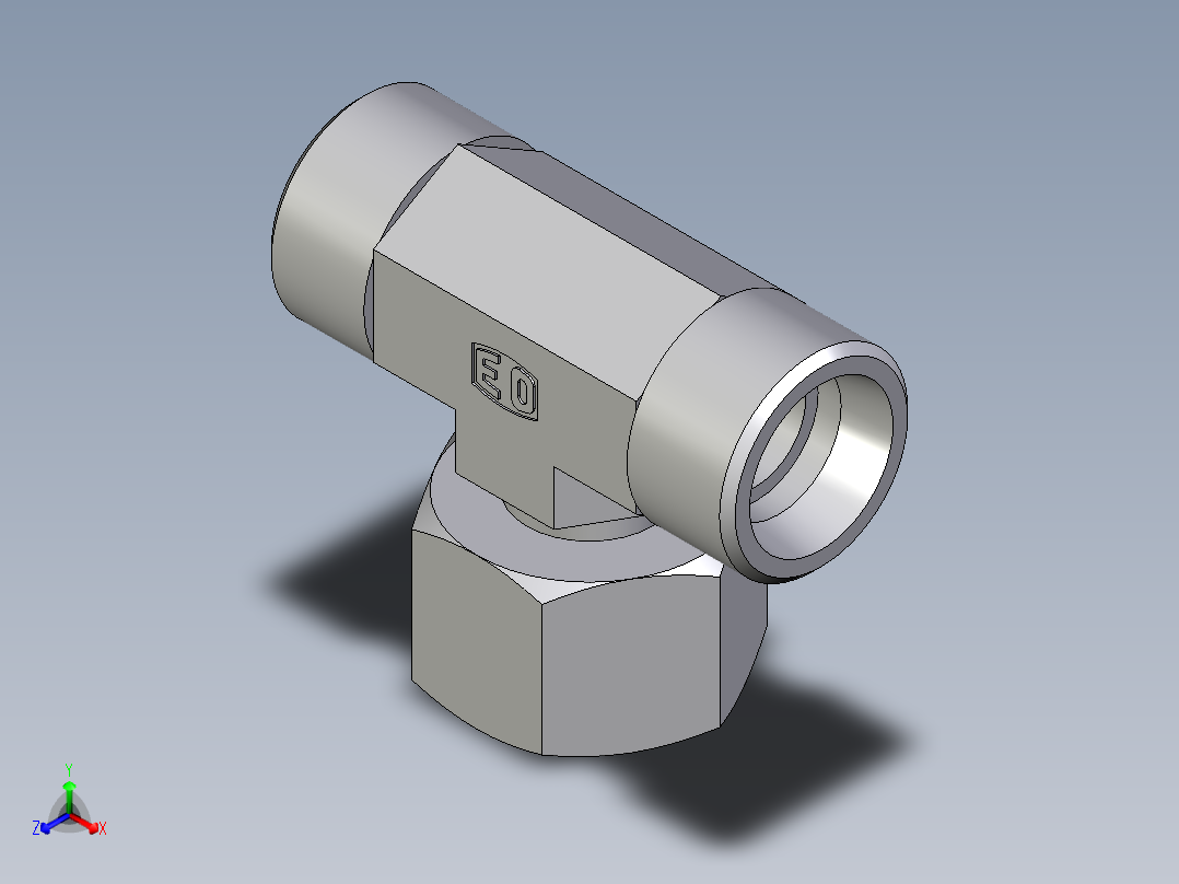 卡套式工业通用硬管接头EO_Standpipe_branch_tee_EVT20SOMD71