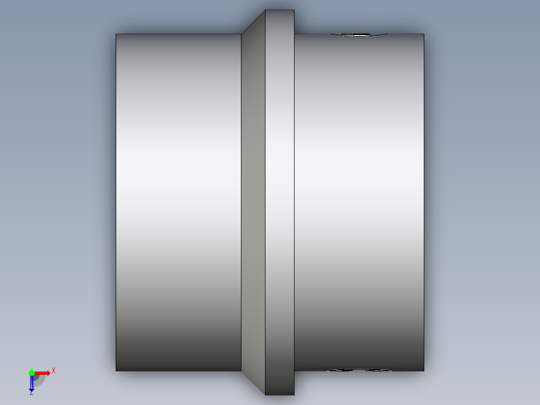 卡套式工业通用硬管接头EO_Blanking_plug_for_cones_BUZ35LCFX俯视图