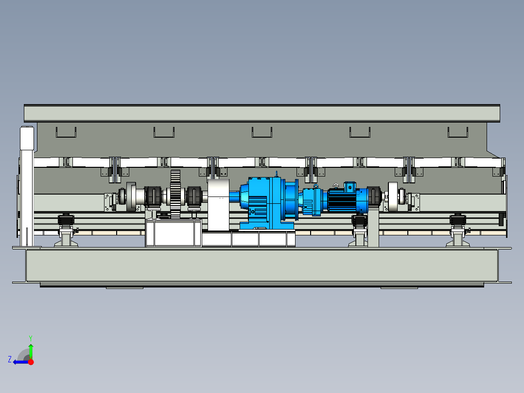 大型窑炉投料机右视图
