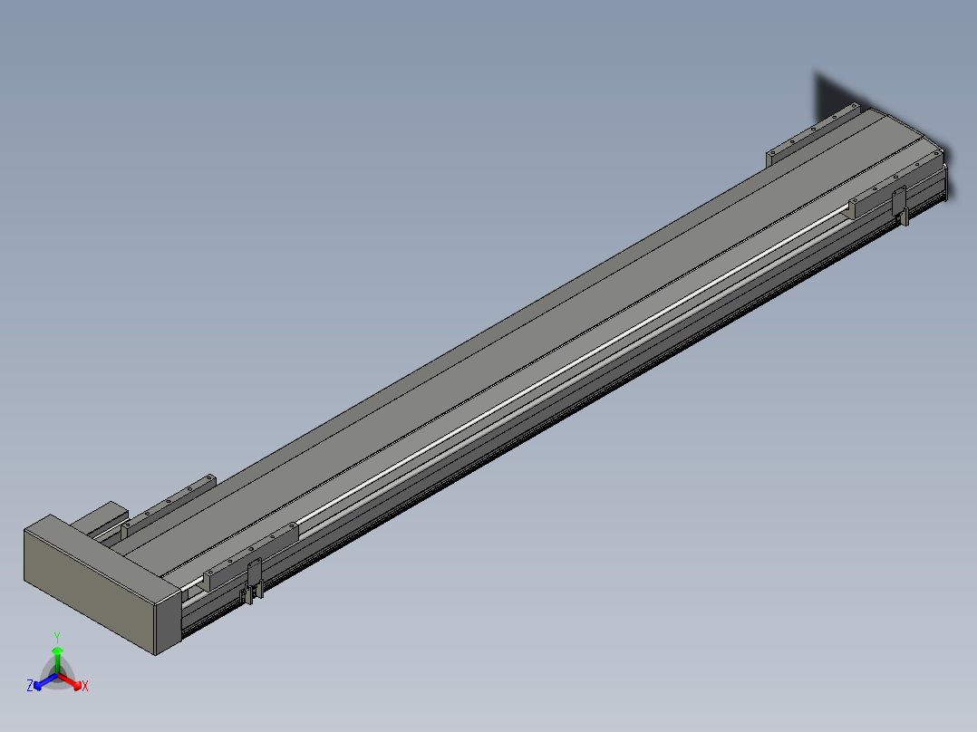 直线模组LHA21-S1650-R设计图纸