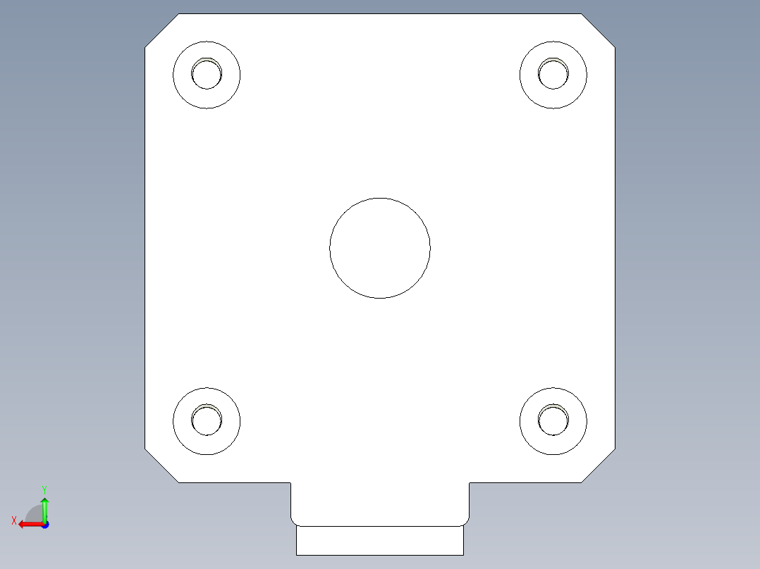 Nema17步进电机2后视图