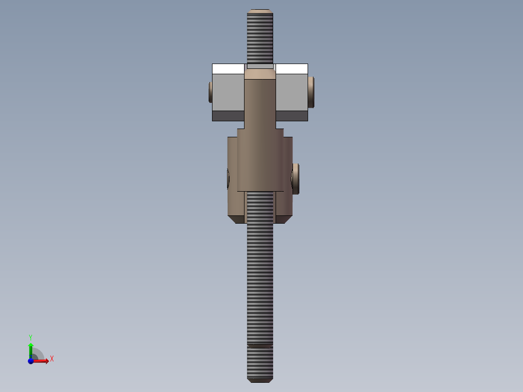 CA6140车床滤油器体加工工艺及钻φ38孔夹具设计【含三维SolidWorks】【原创设计】前视图