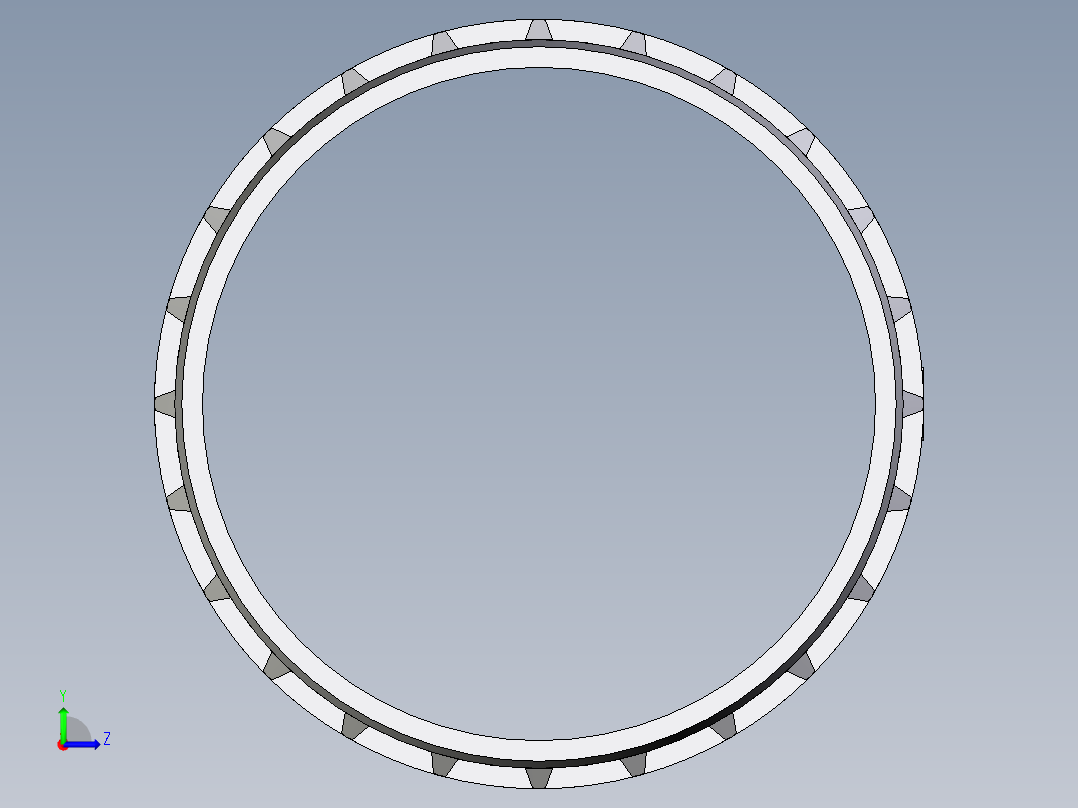 卡套式工业通用硬管接头Progressive_stop_ring_PSR28LX左视图