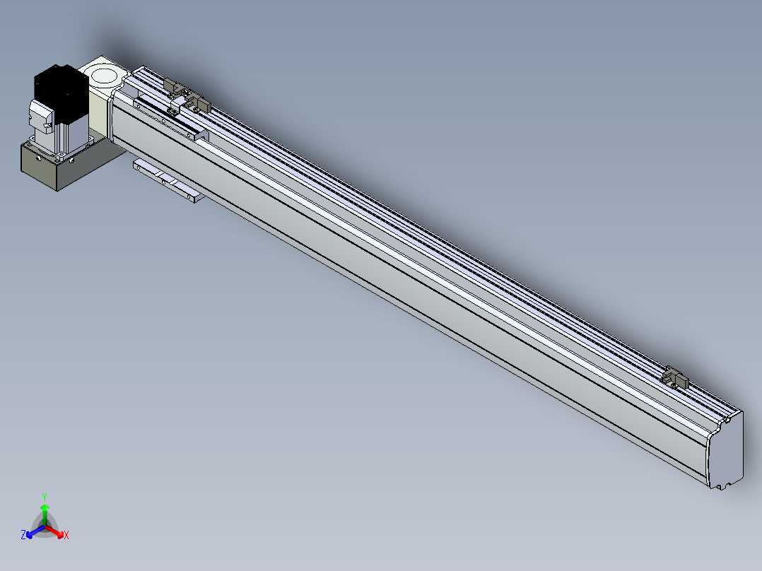 同步带滑台-半封闭B10H-L45-S850-LU-P40-D3