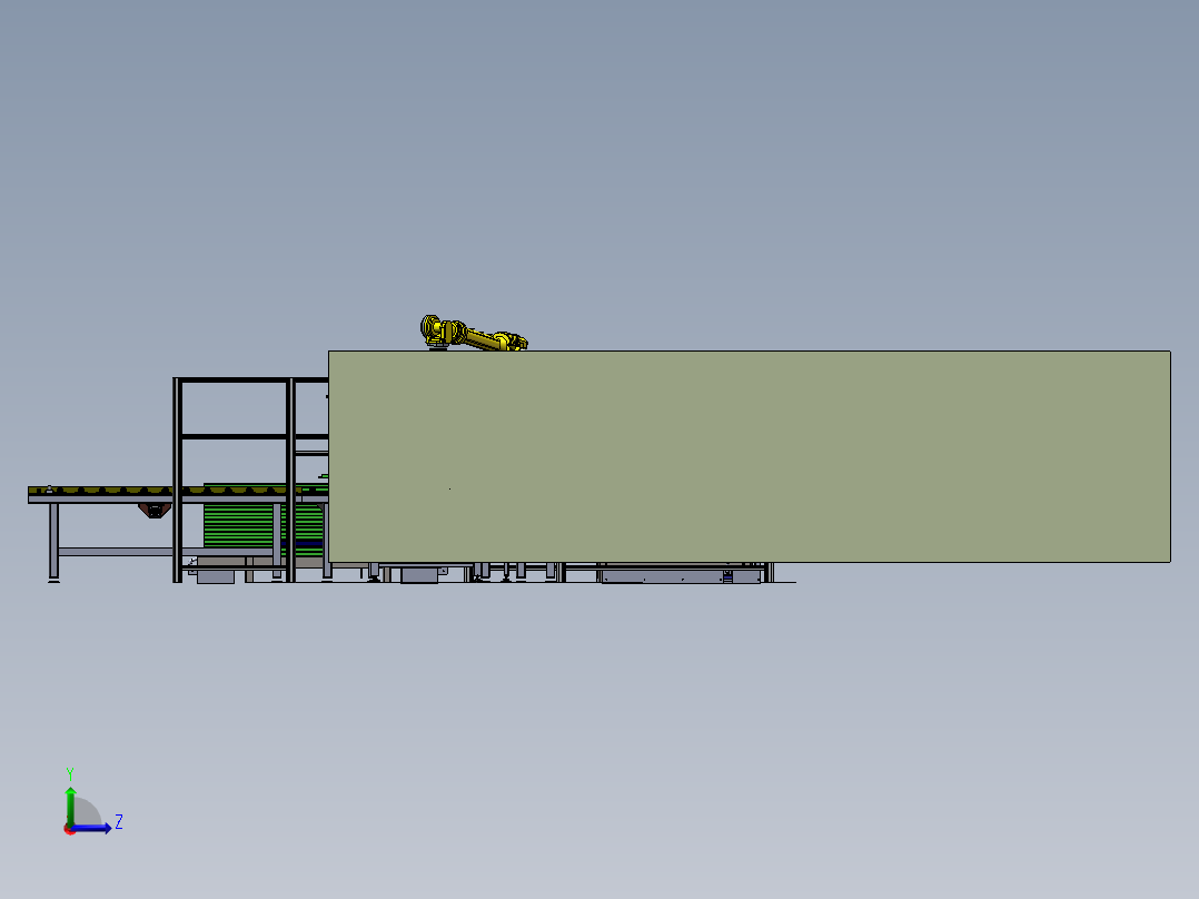 2023.02月-电梯门板及附件上料多功能系统sw19左视图
