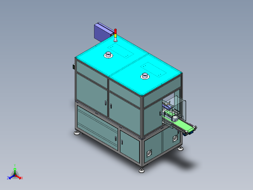 彩盒六面体自动热缩膜sw18可编辑正等轴测图