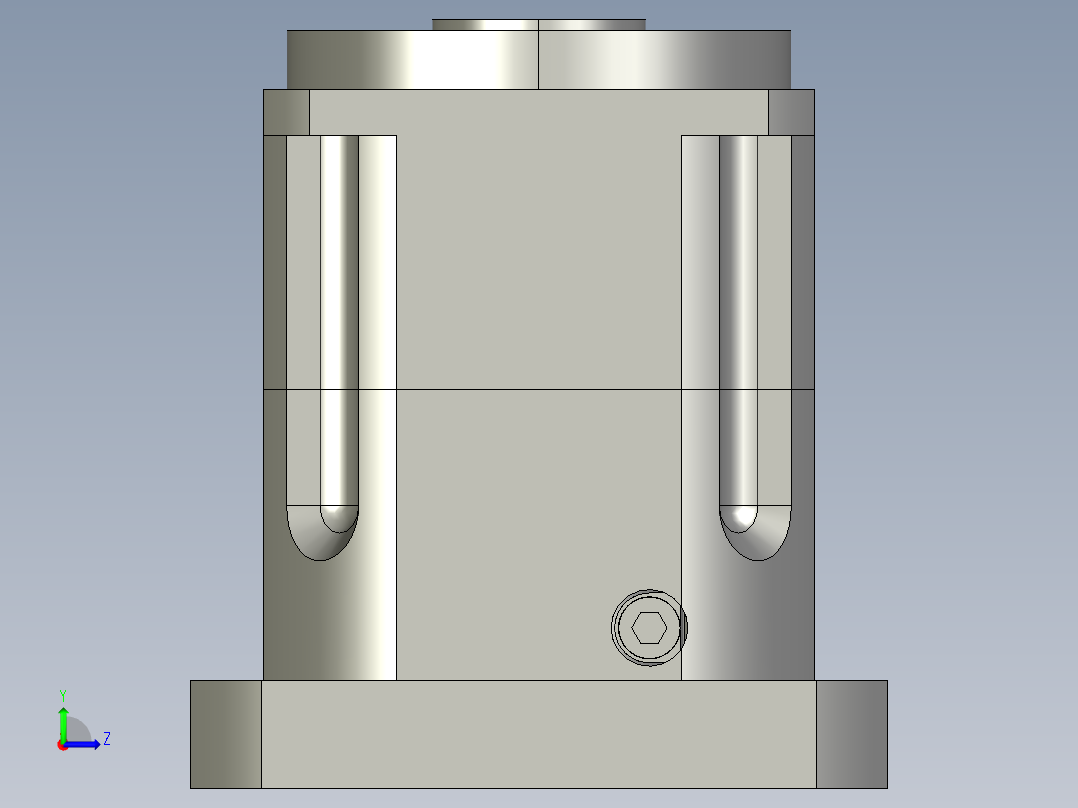 斜齿孔PGH142-L1 35-114.3-200-M12 180WZ.STEP左视图