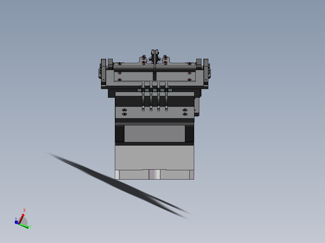 汽车发动机轴承盖铣削分离夹具设计(未上传)前视图