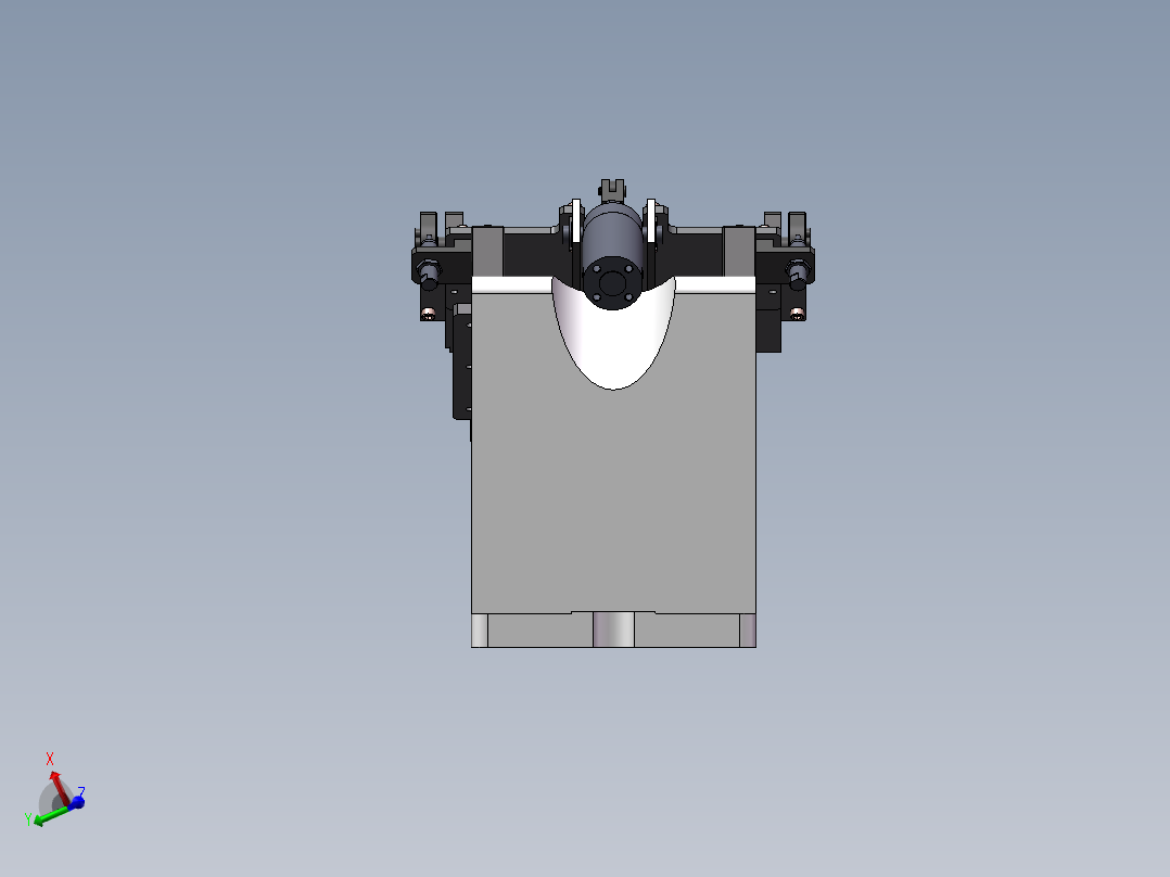 汽车发动机轴承盖铣削分离夹具设计(未上传)后视图