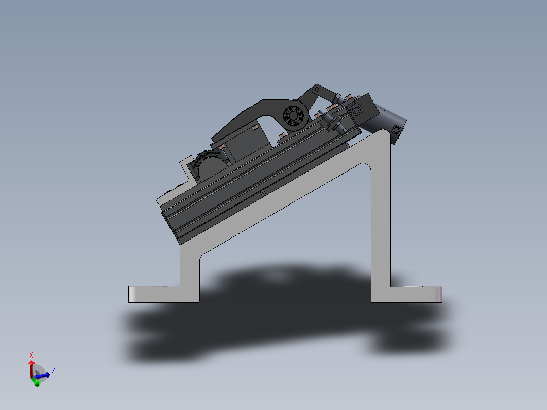 汽车发动机轴承盖铣削分离夹具设计(未上传)右视图