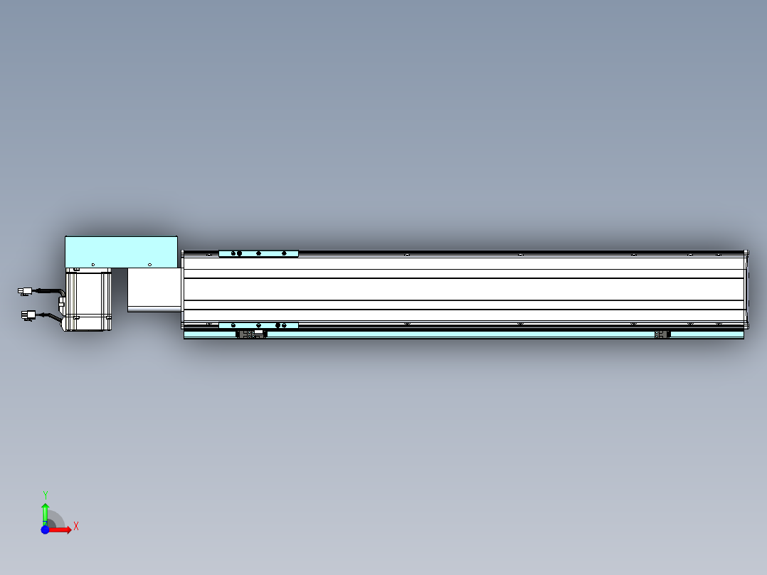 威洛博VBF同步带传动一般环境VBF14-L45-S700-BR-ZP75-C3前视图