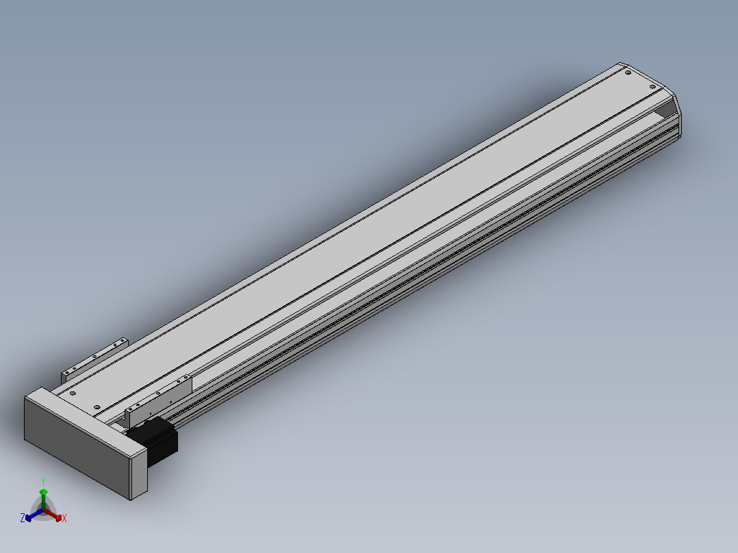 精密模组MY170-T10-1150L-BL-P40B-C4-C正等轴测图