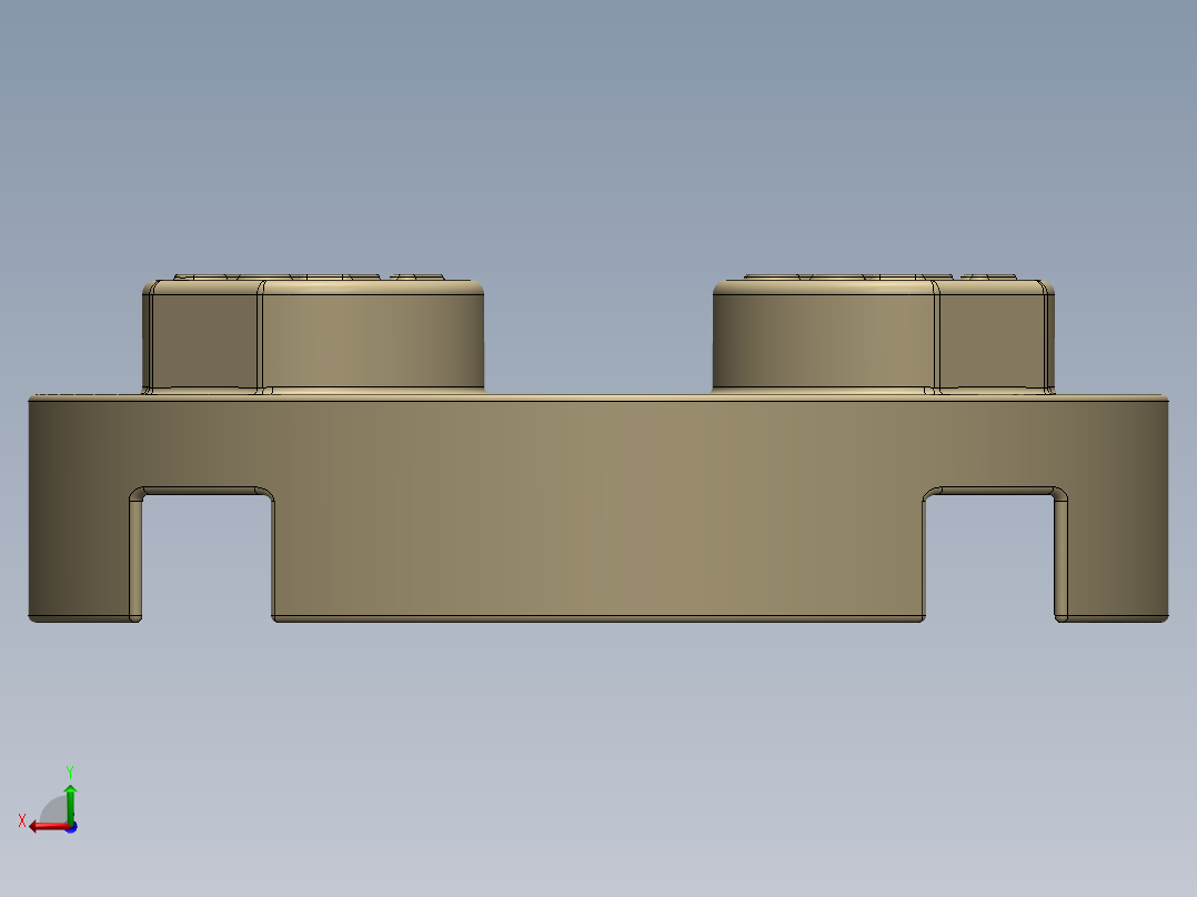乐高零件 4032 板 2 x 2 圆形-4032 Tan Plate 2 x 2 Round后视图