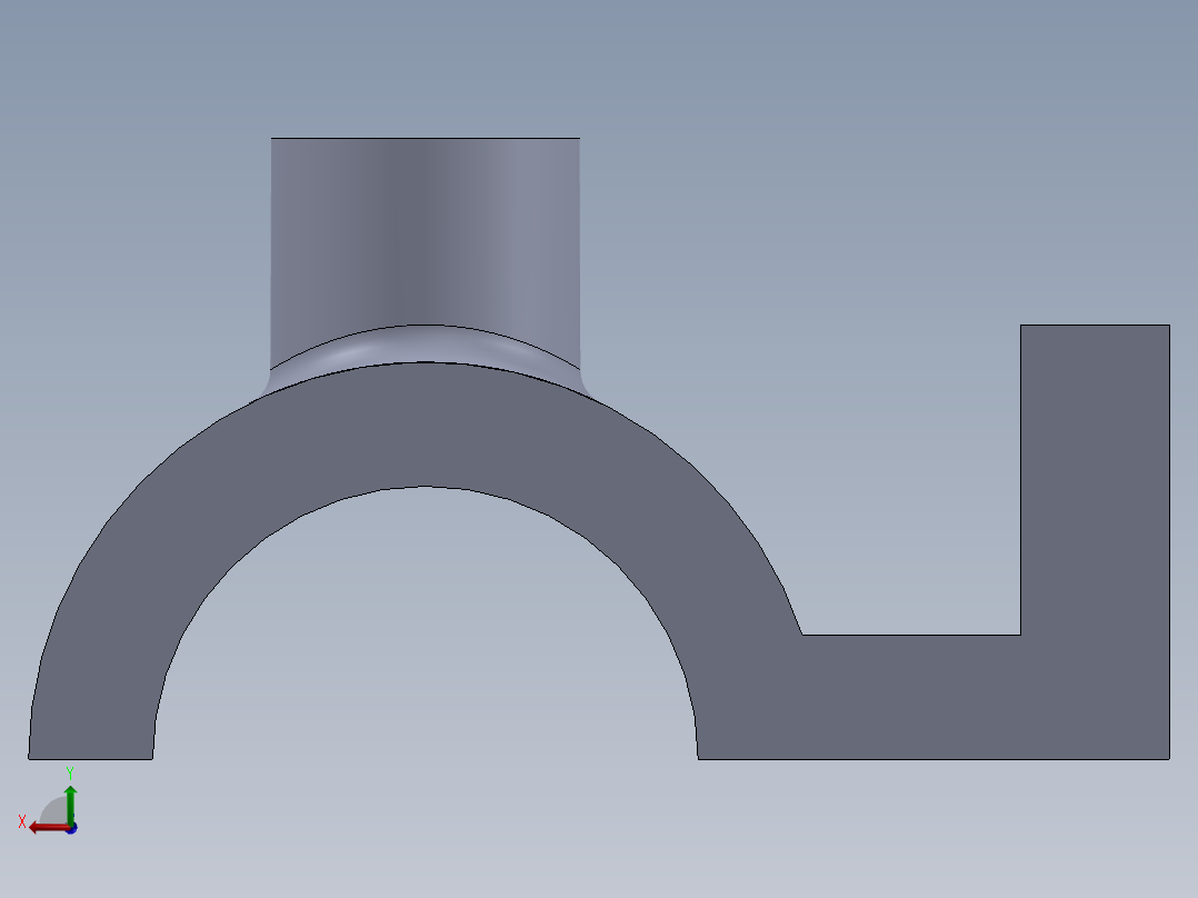 机械零件图16后视图