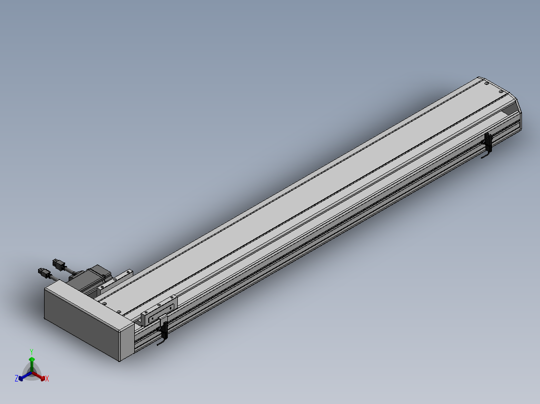 精密模组MY130-T10-900L-BR-P20B-C4-C正等轴测图